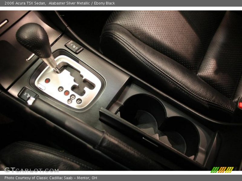 Alabaster Silver Metallic / Ebony Black 2006 Acura TSX Sedan