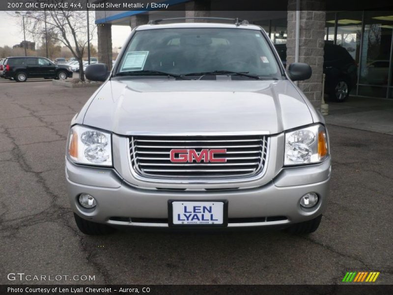 Liquid Silver Metallic / Ebony 2007 GMC Envoy SLE 4x4