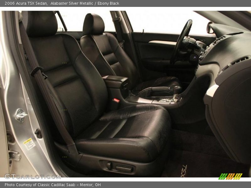 Alabaster Silver Metallic / Ebony Black 2006 Acura TSX Sedan