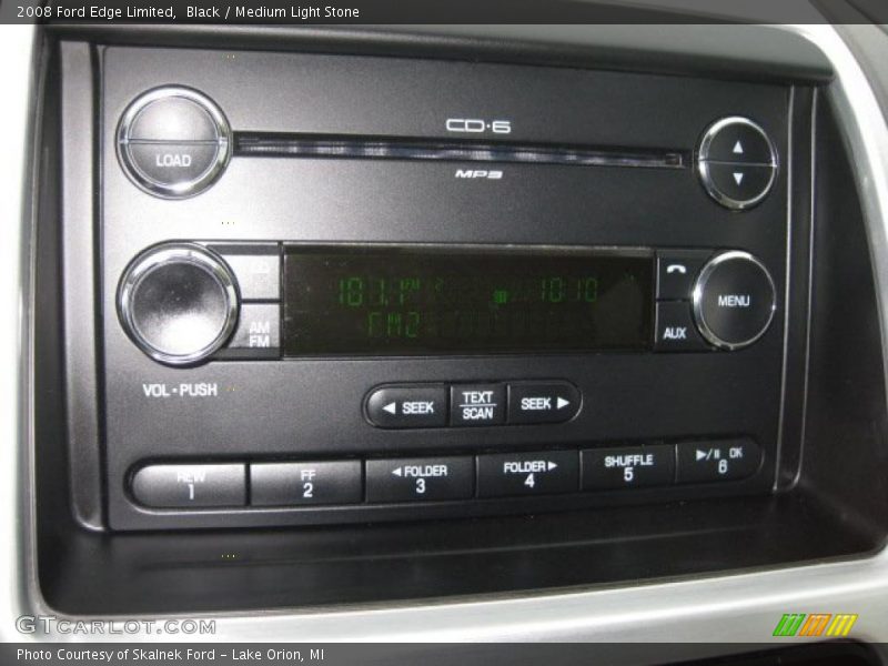 Black / Medium Light Stone 2008 Ford Edge Limited