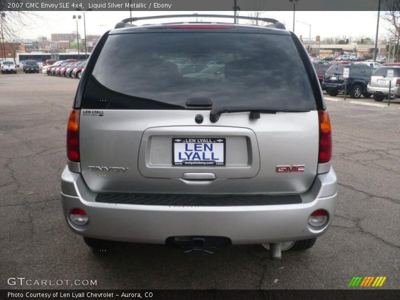 Liquid Silver Metallic / Ebony 2007 GMC Envoy SLE 4x4