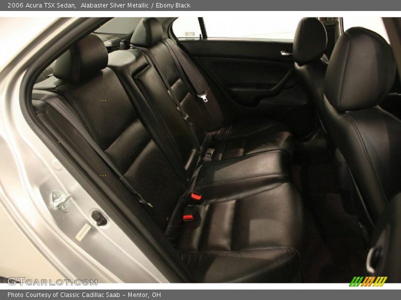 Alabaster Silver Metallic / Ebony Black 2006 Acura TSX Sedan