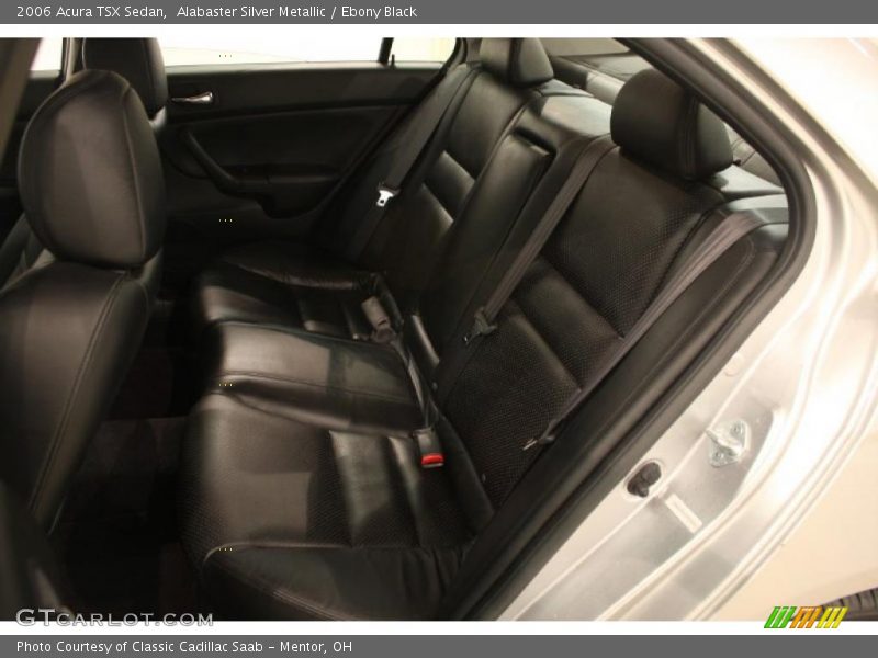 Alabaster Silver Metallic / Ebony Black 2006 Acura TSX Sedan