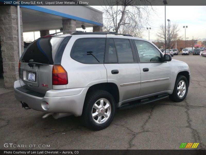 Liquid Silver Metallic / Ebony 2007 GMC Envoy SLE 4x4