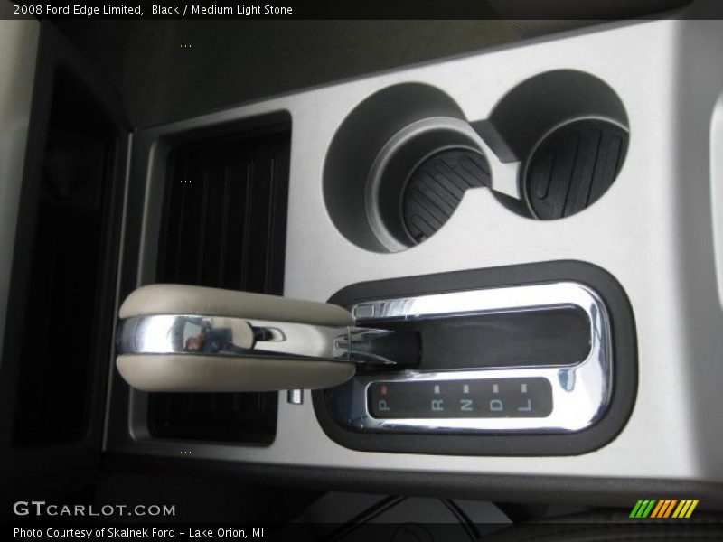 Black / Medium Light Stone 2008 Ford Edge Limited
