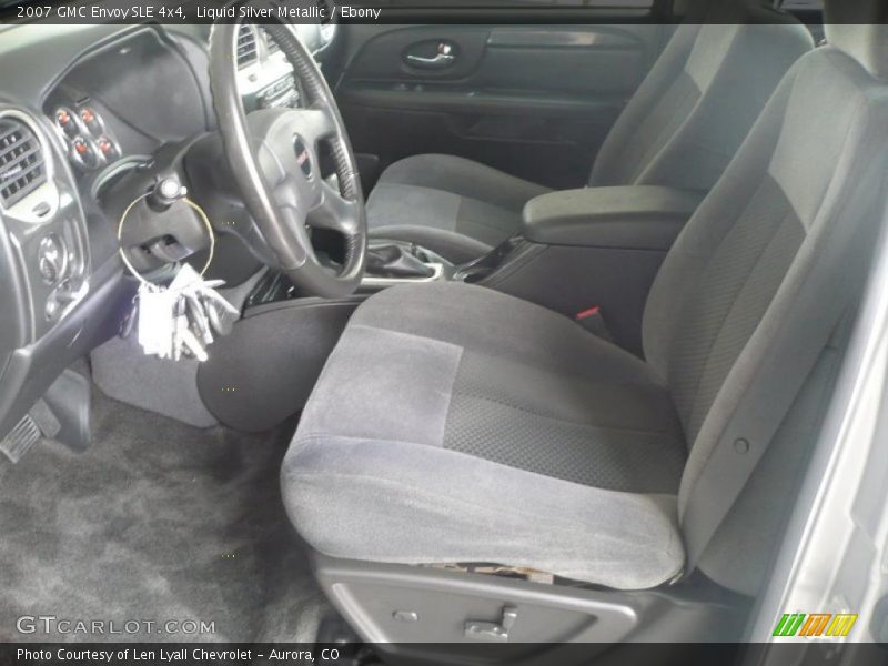 Liquid Silver Metallic / Ebony 2007 GMC Envoy SLE 4x4