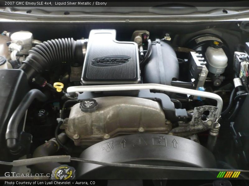 Liquid Silver Metallic / Ebony 2007 GMC Envoy SLE 4x4