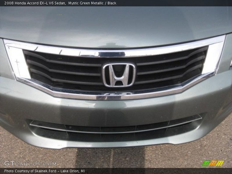 Mystic Green Metallic / Black 2008 Honda Accord EX-L V6 Sedan