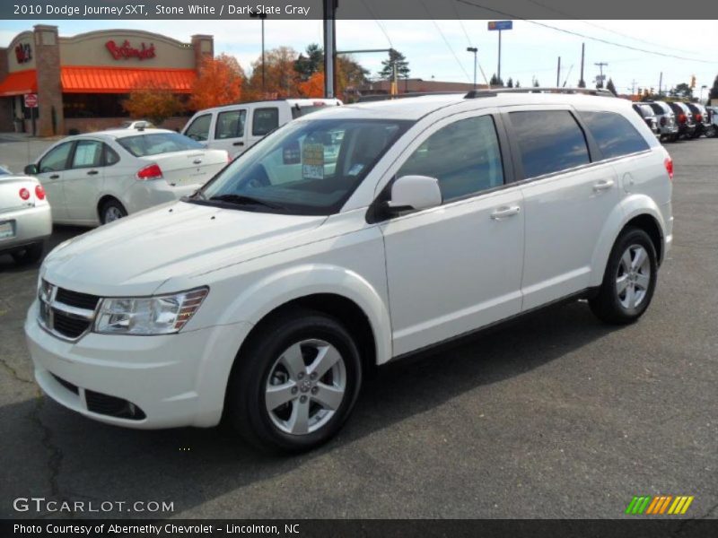 Stone White / Dark Slate Gray 2010 Dodge Journey SXT