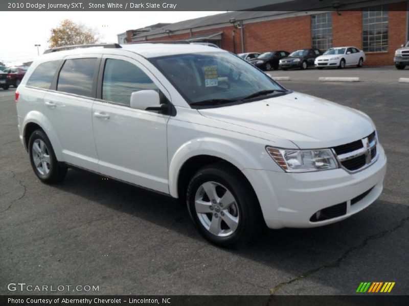 Stone White / Dark Slate Gray 2010 Dodge Journey SXT