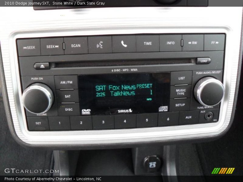 Stone White / Dark Slate Gray 2010 Dodge Journey SXT