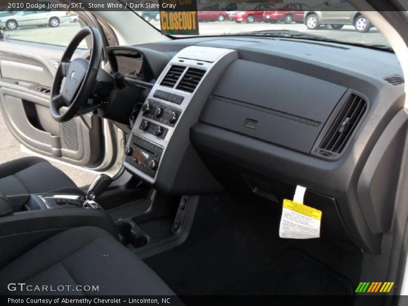 Stone White / Dark Slate Gray 2010 Dodge Journey SXT