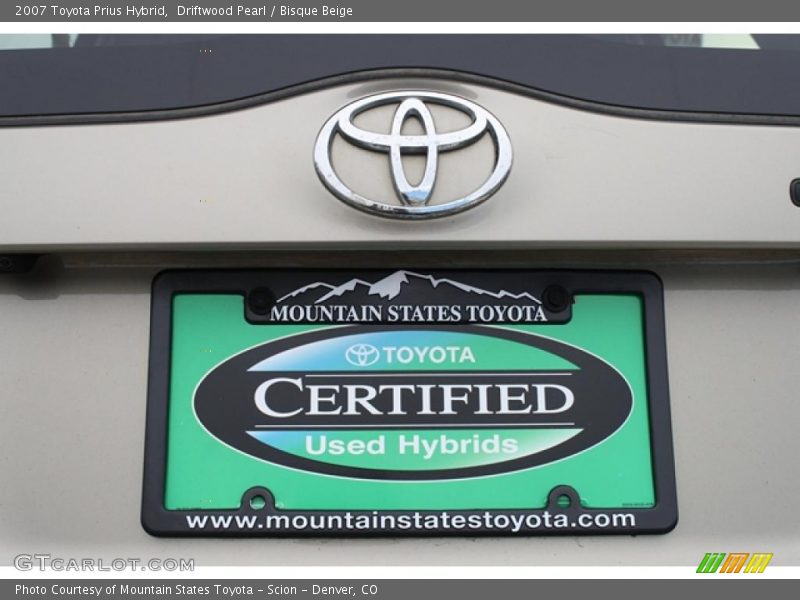 Driftwood Pearl / Bisque Beige 2007 Toyota Prius Hybrid