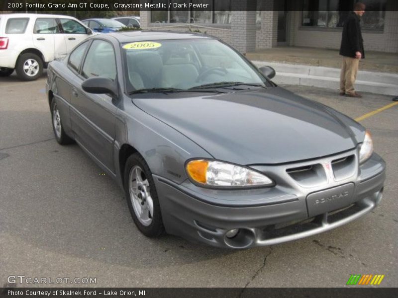 Graystone Metallic / Dark Pewter 2005 Pontiac Grand Am GT Coupe