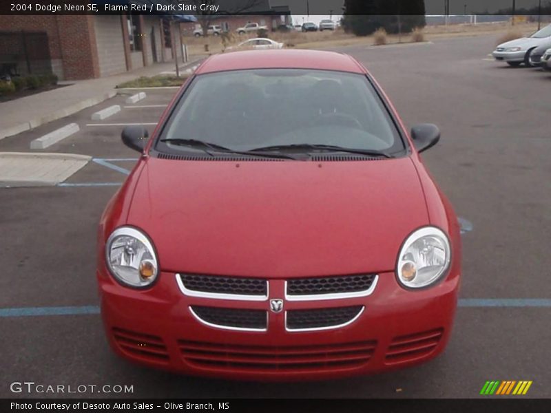Flame Red / Dark Slate Gray 2004 Dodge Neon SE