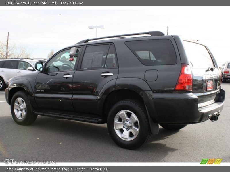 Black / Taupe 2008 Toyota 4Runner SR5 4x4