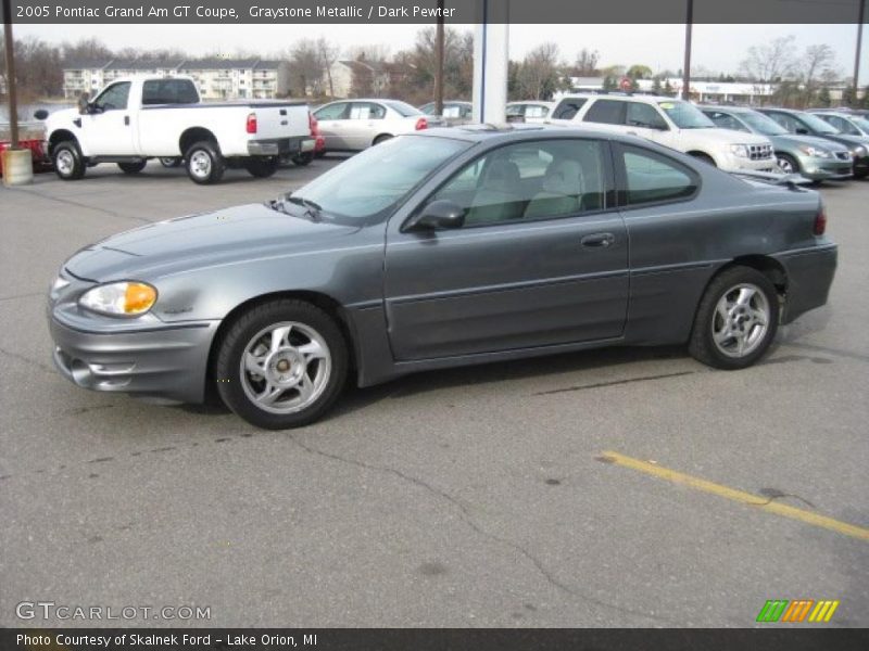 Graystone Metallic / Dark Pewter 2005 Pontiac Grand Am GT Coupe