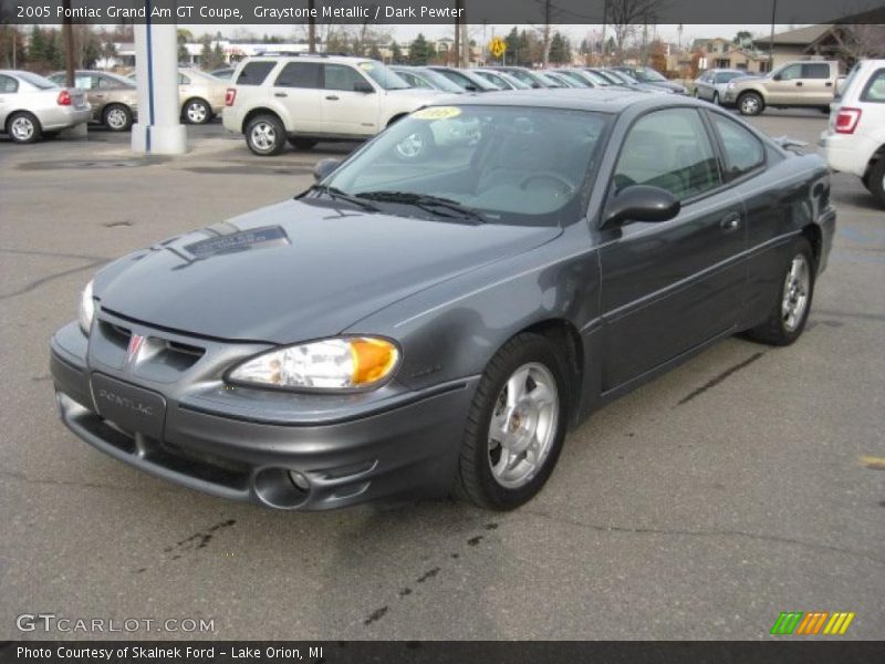 Graystone Metallic / Dark Pewter 2005 Pontiac Grand Am GT Coupe