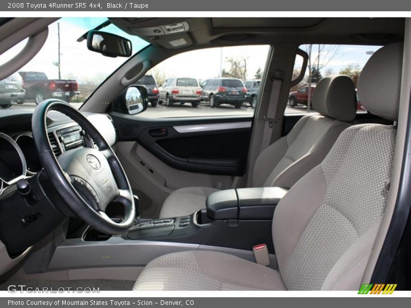 Black / Taupe 2008 Toyota 4Runner SR5 4x4