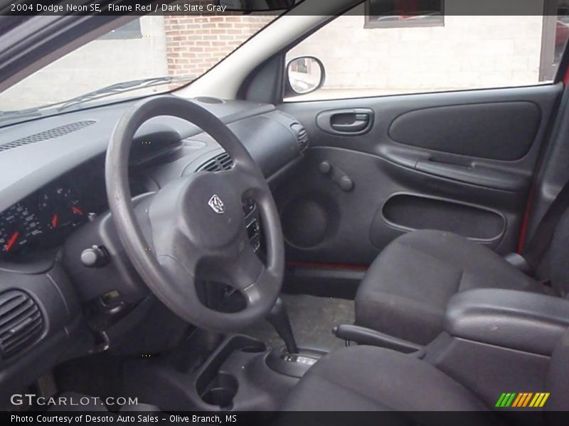 Flame Red / Dark Slate Gray 2004 Dodge Neon SE