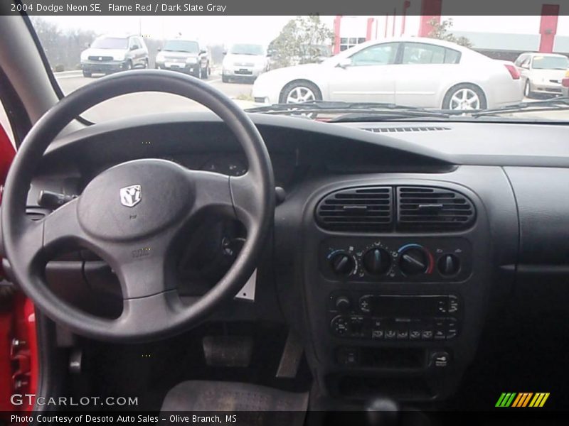 Flame Red / Dark Slate Gray 2004 Dodge Neon SE