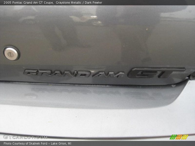 Graystone Metallic / Dark Pewter 2005 Pontiac Grand Am GT Coupe