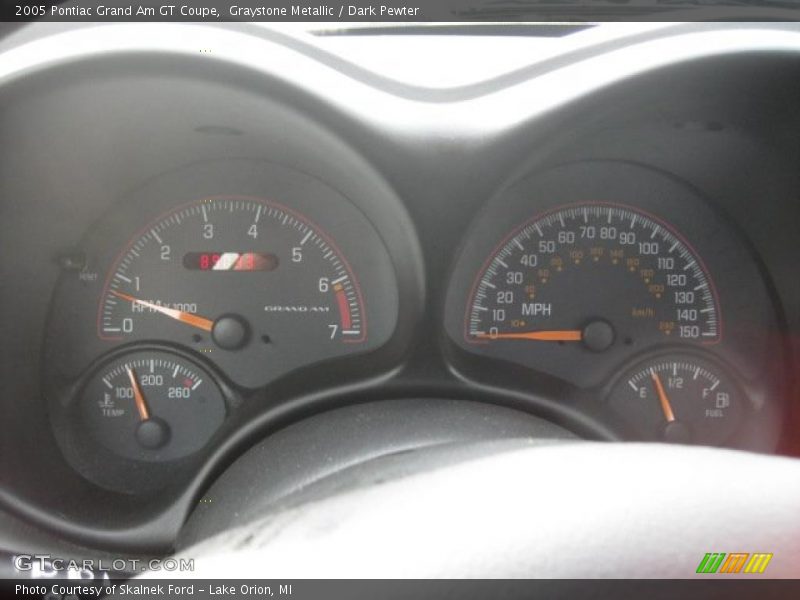 Graystone Metallic / Dark Pewter 2005 Pontiac Grand Am GT Coupe
