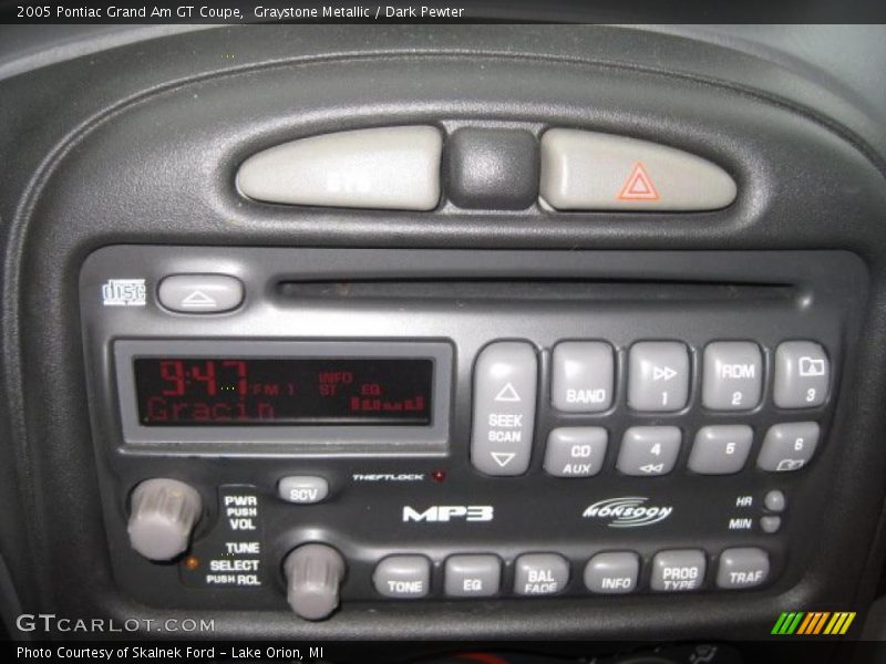 Graystone Metallic / Dark Pewter 2005 Pontiac Grand Am GT Coupe
