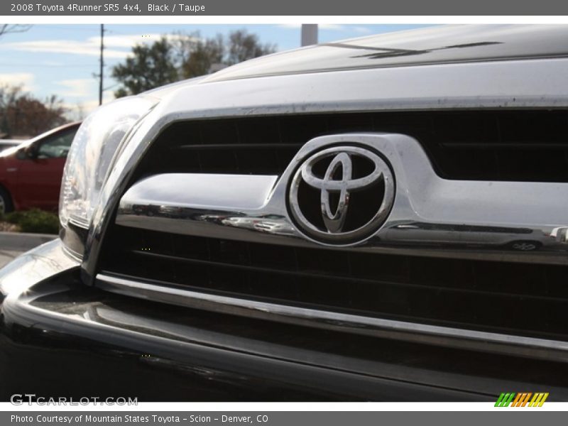 Black / Taupe 2008 Toyota 4Runner SR5 4x4