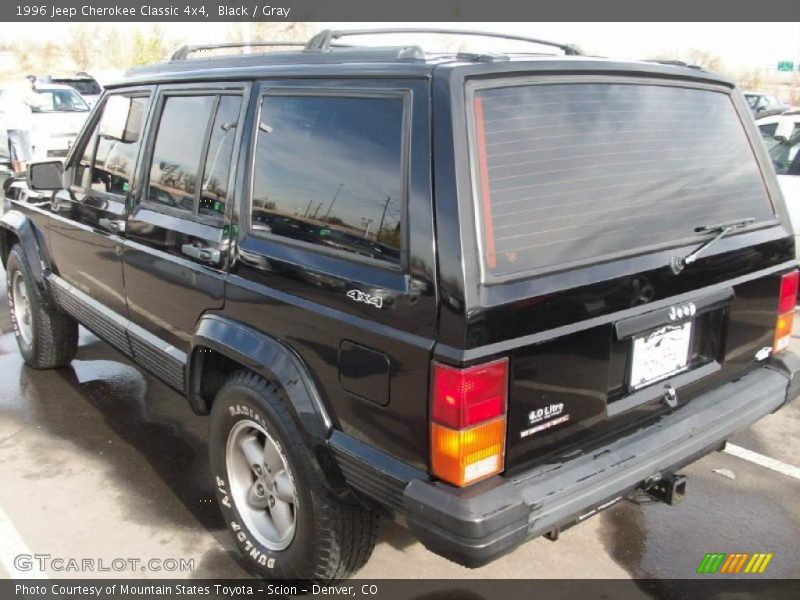 Black / Gray 1996 Jeep Cherokee Classic 4x4