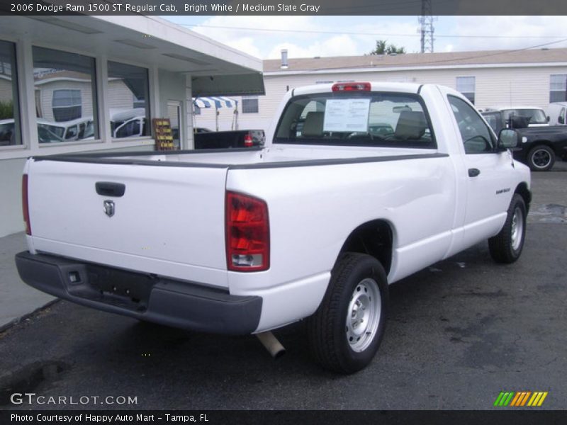 Bright White / Medium Slate Gray 2006 Dodge Ram 1500 ST Regular Cab