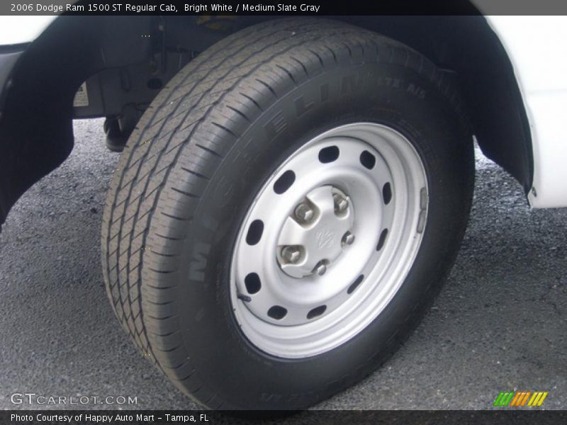 Bright White / Medium Slate Gray 2006 Dodge Ram 1500 ST Regular Cab