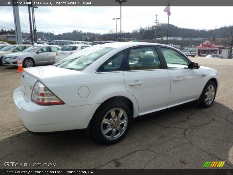 Oxford White / Camel 2008 Ford Taurus SEL AWD