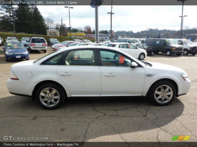 Oxford White / Camel 2008 Ford Taurus SEL AWD