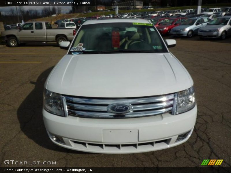 Oxford White / Camel 2008 Ford Taurus SEL AWD