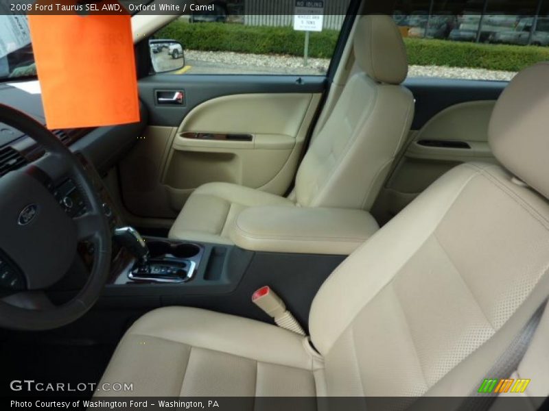Oxford White / Camel 2008 Ford Taurus SEL AWD
