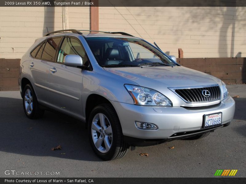 Tungsten Pearl / Black 2009 Lexus RX 350 AWD