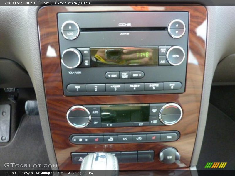 Controls of 2008 Taurus SEL AWD