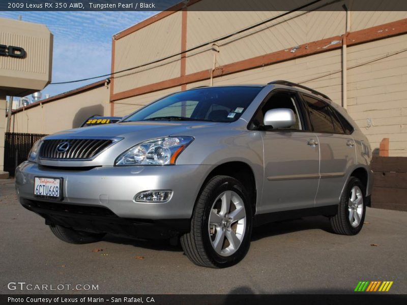 Tungsten Pearl / Black 2009 Lexus RX 350 AWD