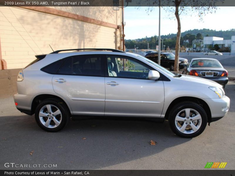 Tungsten Pearl / Black 2009 Lexus RX 350 AWD