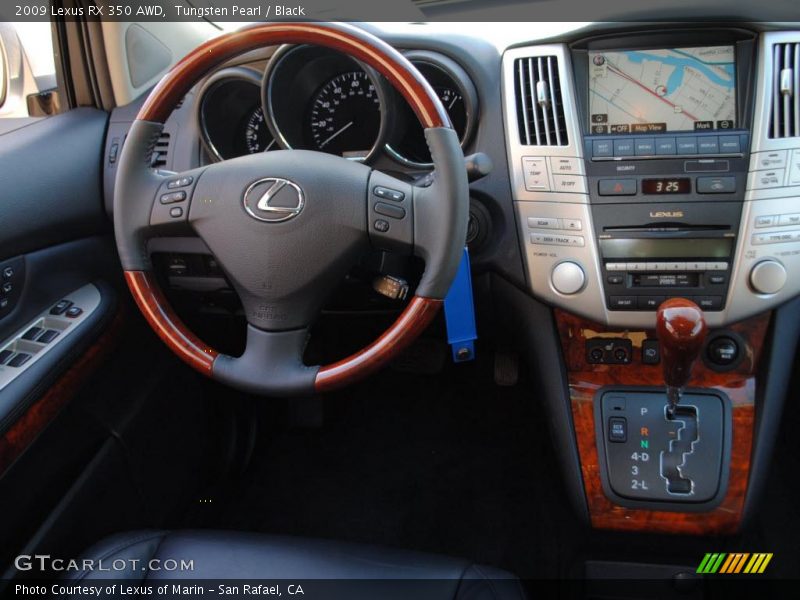 Tungsten Pearl / Black 2009 Lexus RX 350 AWD
