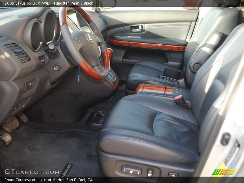 Tungsten Pearl / Black 2009 Lexus RX 350 AWD