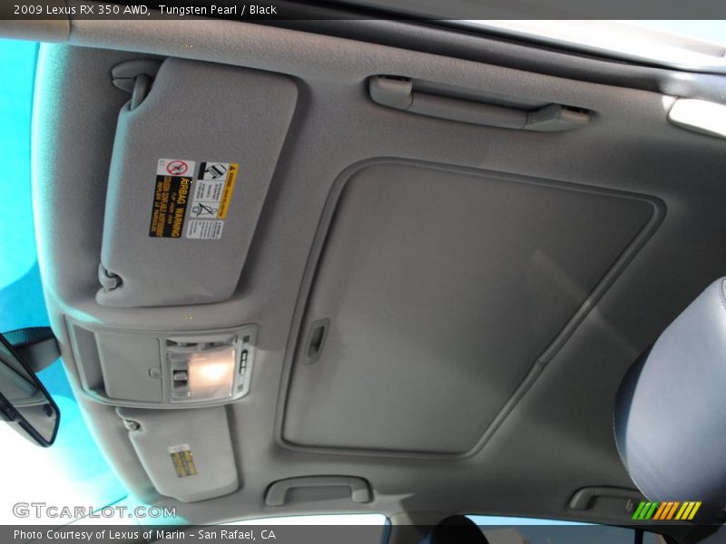 Tungsten Pearl / Black 2009 Lexus RX 350 AWD