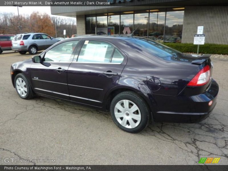 Dark Amethyst Metallic / Dark Charcoal 2007 Mercury Milan I4