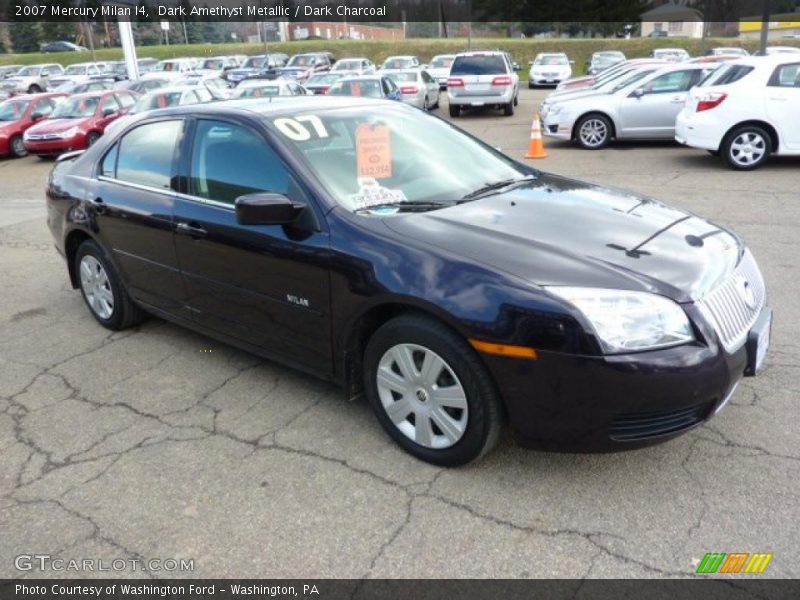 Dark Amethyst Metallic / Dark Charcoal 2007 Mercury Milan I4