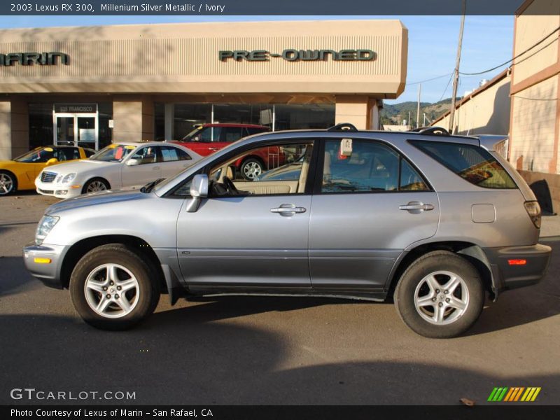 Millenium Silver Metallic / Ivory 2003 Lexus RX 300