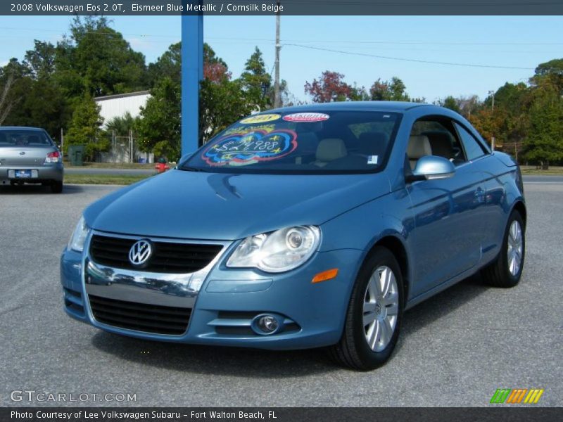 Eismeer Blue Metallic / Cornsilk Beige 2008 Volkswagen Eos 2.0T