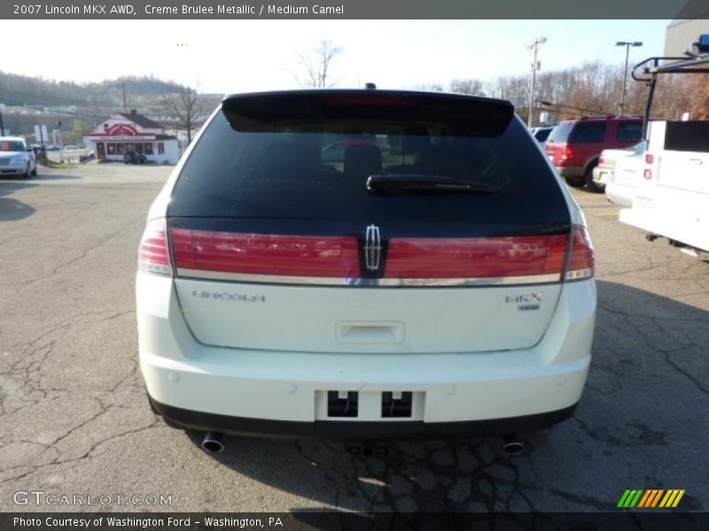 Creme Brulee Metallic / Medium Camel 2007 Lincoln MKX AWD