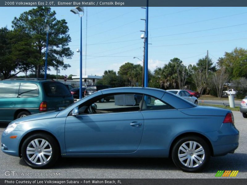 Eismeer Blue Metallic / Cornsilk Beige 2008 Volkswagen Eos 2.0T