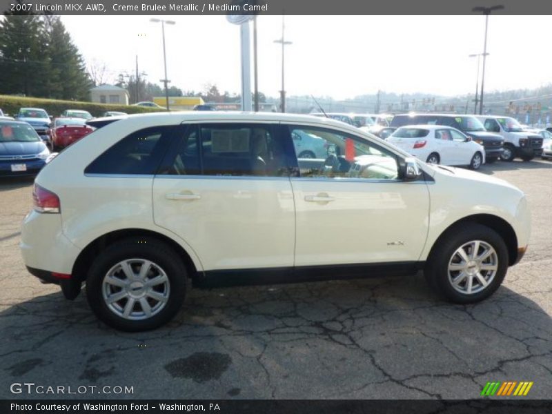 Creme Brulee Metallic / Medium Camel 2007 Lincoln MKX AWD